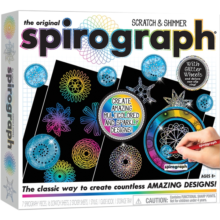 Spirograph Scratch & Shimmer (33002156) i gruppen LEKER, BARN OG BABY / Leker / Tegne & regne hos TP E-commerce Nordic AB (C91874)