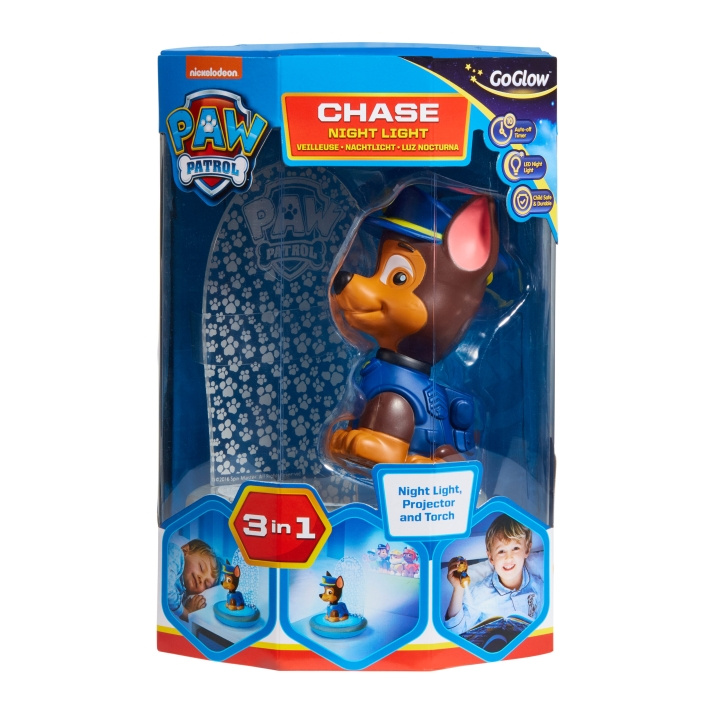 Paw Patrol Chase Kids Magic nattbordslampe, lommelykt og projektor - (10043) i gruppen LEKER, BARN OG BABY / Barnerom / Belysning / Nattlamper hos TP E-commerce Nordic AB (C91884)