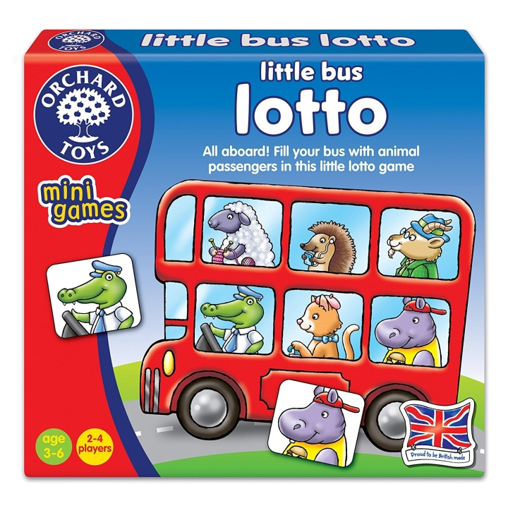 Orchard Toys Little Bus Lotto (600355) i gruppen LEKER, BARN OG BABY / Spill / Brettspill hos TP E-commerce Nordic AB (C91904)