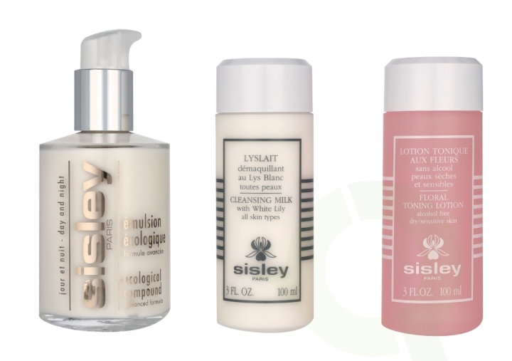 Sisley I Love My Skin Care Set 325 ml Ecological Compound 125ml/Lyslait Cleansing Milk 100ml/Floral Toning Lotion 100ml i gruppen HELSE OG SKJØNNHET / Gavesett / Gavesett for henne hos TP E-commerce Nordic AB (C91962)