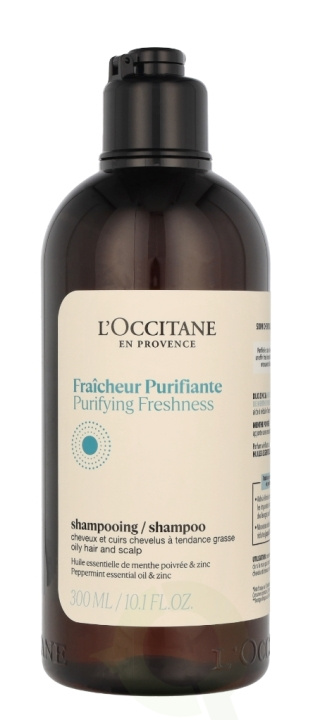 L\'Occitane Purifying Freshness Shampoo 300 ml i gruppen HELSE OG SKJØNNHET / Hår & styling / Hårpleie / Sjampo hos TP E-commerce Nordic AB (C91969)