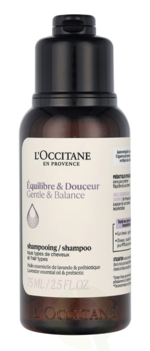 L\'Occitane Gentle & Balance Shampoo 75 ml All Hair Types i gruppen HELSE OG SKJØNNHET / Hår & styling / Hårpleie / Sjampo hos TP E-commerce Nordic AB (C91976)