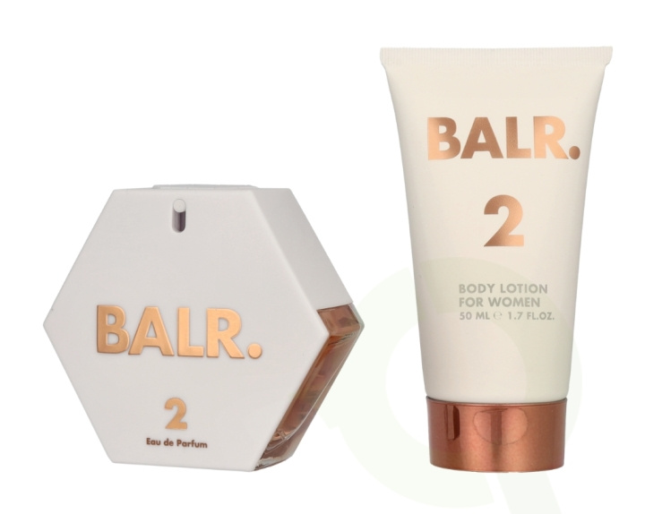 Balr. 2 FOR WOMEN Giftset 80 ml Edp Spray 30ml/Body Lotion 50ml i gruppen HELSE OG SKJØNNHET / Gavesett / Gavesett for henne hos TP E-commerce Nordic AB (C92033)