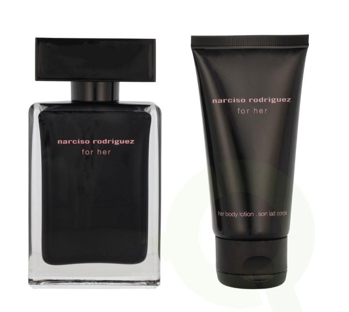 Narciso Rodriguez For Her Giftset 100 ml Edt Spray 50ml/Body Milk 50ml i gruppen HELSE OG SKJØNNHET / Gavesett / Gavesett for henne hos TP E-commerce Nordic AB (C92039)