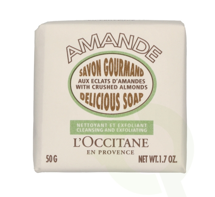 L\'Occitane Almond Delicious Soap 50 g i gruppen HELSE OG SKJØNNHET / Hudpleie / Kroppspleie / Duftsåpe hos TP E-commerce Nordic AB (C92065)