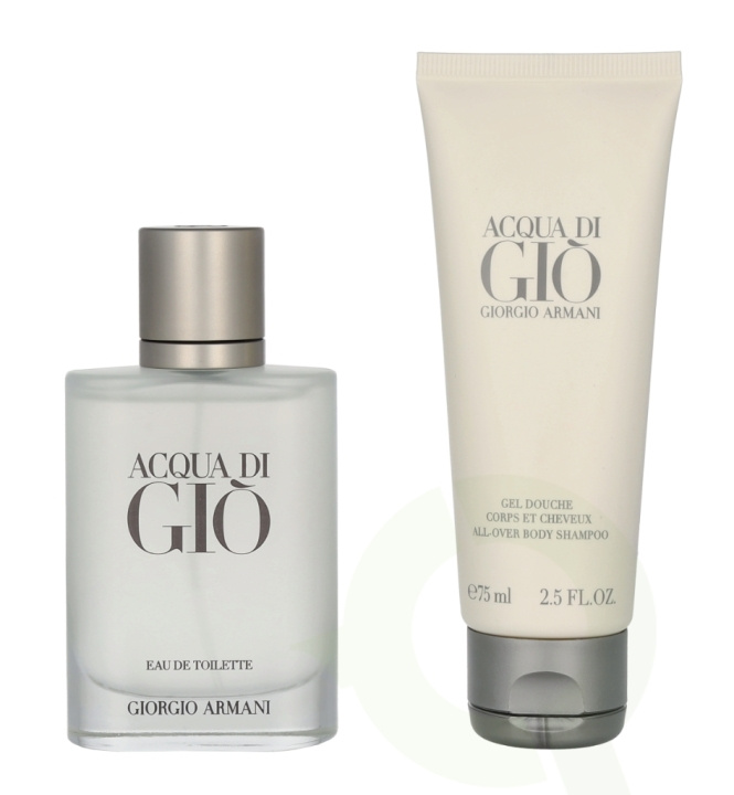 Armani Acqua Di Gio Pour Homme Giftset 125 ml Edt Spray 50ml/Shower Gel 75ml i gruppen HELSE OG SKJØNNHET / Gavesett / Gavesett for ham hos TP E-commerce Nordic AB (C92083)