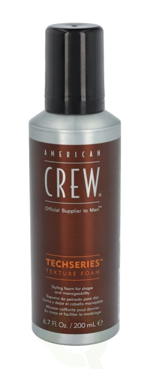 American Crew Techseries Texture Foam 200 ml i gruppen HELSE OG SKJØNNHET / Hår & styling / Hårstyling / Hårmousse hos TP E-commerce Nordic AB (C92111)