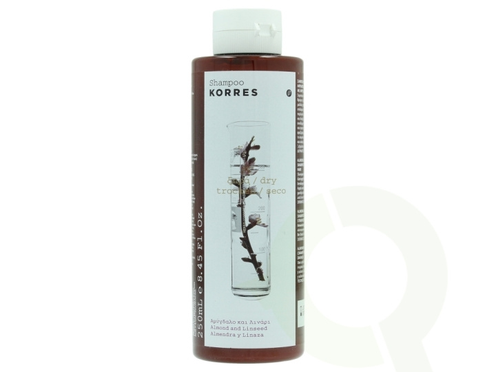 Korres Shampoo 250 ml Almond And Linseed - Dry/Damaged Hair i gruppen HELSE OG SKJØNNHET / Hår & styling / Hårpleie / Sjampo hos TP E-commerce Nordic AB (C92146)