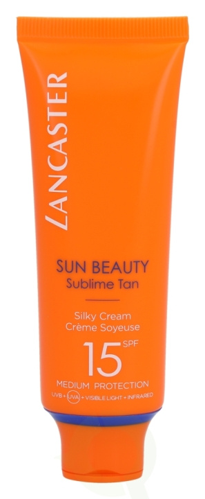 Lancaster Sun Beauty Silky Cream SPF15 50 ml Sublime Tan - Medium Protection i gruppen HELSE OG SKJØNNHET / Hudpleie / Soling / Solkrem hos TP E-commerce Nordic AB (C92149)