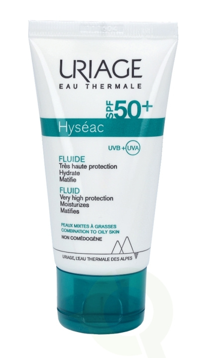 Uriage Hyseac Fluid SPF50+ 50 ml i gruppen HELSE OG SKJØNNHET / Hudpleie / Soling / Solkrem hos TP E-commerce Nordic AB (C92178)