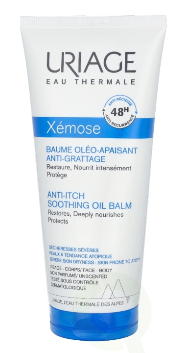 Uriage Xemose Anti-Itch Soothing Oil Balm 200 ml 48h Anti-Recurrence i gruppen HELSE OG SKJØNNHET / Hudpleie / Kroppspleie / Bad- og dusjkrem hos TP E-commerce Nordic AB (C92179)