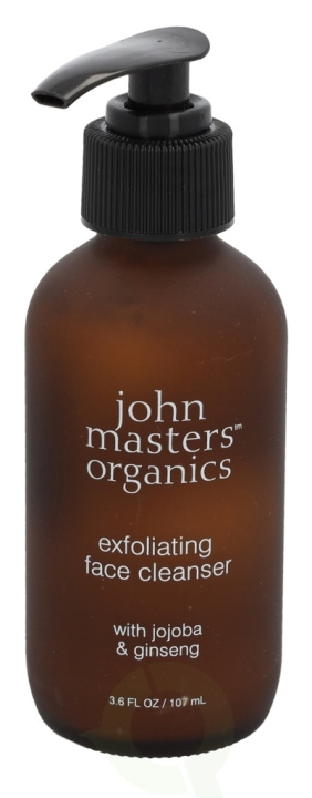 John Master Organic Jmo Jojoba & Ginseng Exfoliating Face Cleanser 107 ml i gruppen HELSE OG SKJØNNHET / Hudpleie / Ansikt / Rengjøring hos TP E-commerce Nordic AB (C92193)