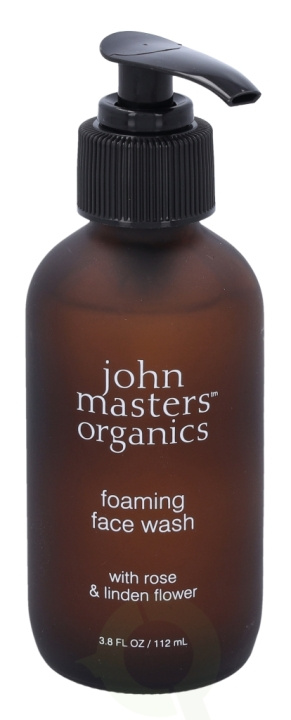 John Master Organic Jmo Rose Foaming Face Wash 112 ml i gruppen HELSE OG SKJØNNHET / Hudpleie / Ansikt / Rengjøring hos TP E-commerce Nordic AB (C92194)