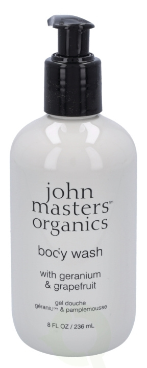 John Master Organic Jmo Geranium & Grapefruit Bodywash 236 ml i gruppen HELSE OG SKJØNNHET / Hudpleie / Kroppspleie / Body lotion hos TP E-commerce Nordic AB (C92198)