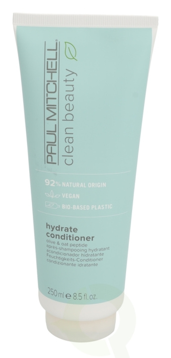 Paul Mitchell Clean Beauty Hydrate Conditioner 250 ml Olive & Oat Peptide i gruppen HELSE OG SKJØNNHET / Hår & styling / Hårpleie / Balsam hos TP E-commerce Nordic AB (C92208)