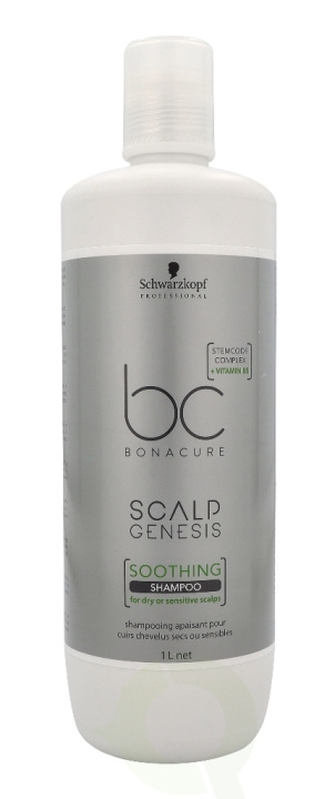 Schwarzkopf Bonacure Scalp Genesis Soothing Shampoo 1000 ml Soothing Shampoo i gruppen HELSE OG SKJØNNHET / Hår & styling / Hårpleie / Sjampo hos TP E-commerce Nordic AB (C92219)