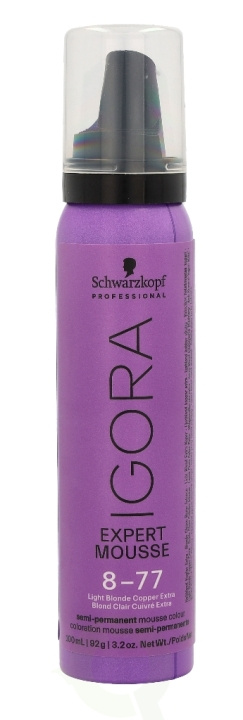 Schwarzkopf Igora Expert Mousse 100 ml 8-77 i gruppen HELSE OG SKJØNNHET / Hår & styling / Hårpleie / Hårfarge / Hårfarge & Fargebombe hos TP E-commerce Nordic AB (C92220)