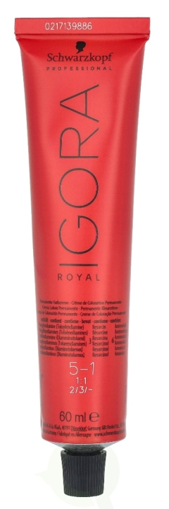 Schwarzkopf Igora Royal Permanent Color Creme 60 ml 45413 i gruppen HELSE OG SKJØNNHET / Hår & styling / Hårpleie / Hårfarge / Hårfarge & Fargebombe hos TP E-commerce Nordic AB (C92226)