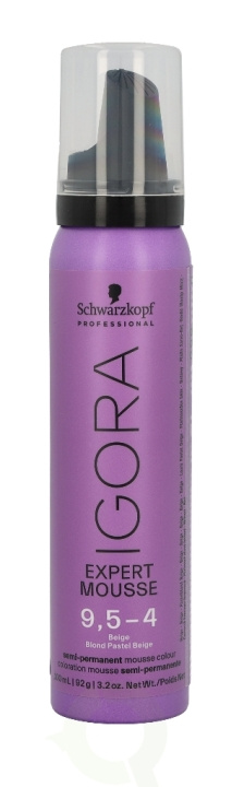 Schwarzkopf Igora Expert Mousse 9.5 100 ml 4 i gruppen HELSE OG SKJØNNHET / Hår & styling / Hårpleie / Hårfarge / Hårfarge & Fargebombe hos TP E-commerce Nordic AB (C92233)