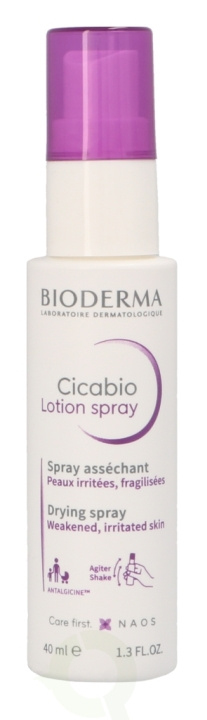 Bioderma Cicabio Lotion Spray 40 ml Weakened, Irritated Skin i gruppen HELSE OG SKJØNNHET / Hudpleie / Ansikt / Ansiktskrem hos TP E-commerce Nordic AB (C92285)