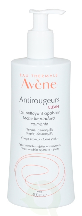 Avene Antirougeurs Dermo-Cleansing Milk 400 ml Sensitive Skin i gruppen HELSE OG SKJØNNHET / Hudpleie / Ansikt / Rengjøring hos TP E-commerce Nordic AB (C92292)