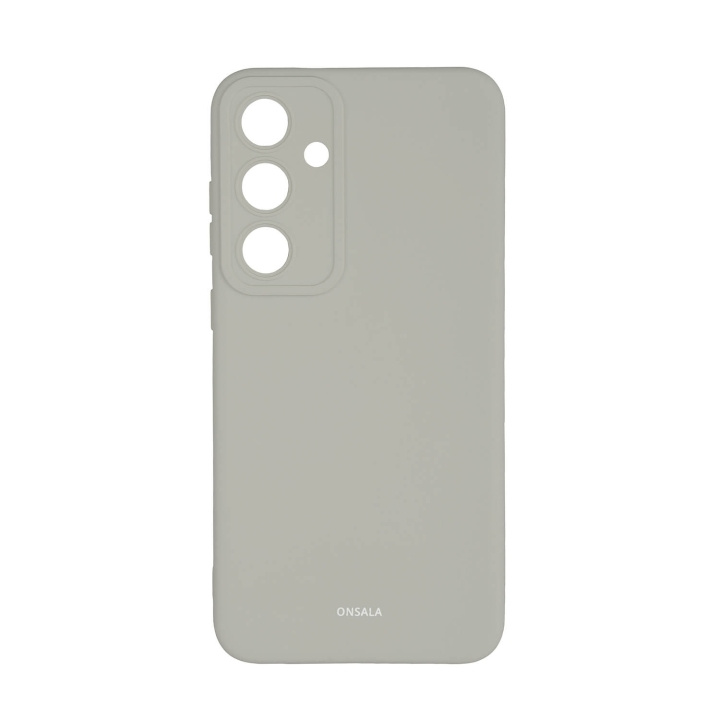 Onsala Back Silicone Touch Recycled Samsung S24 FE 5G Concrete i gruppen SMARTTELEFON & NETTBRETT / Mobilbeskyttelse / Samsung hos TP E-commerce Nordic AB (C92307)