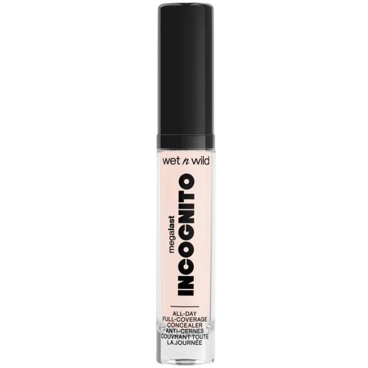 Wet n Wild MegaLast Incognito AllDay Full Coverage Concealer 5.5ml - Fair Beige i gruppen HELSE OG SKJØNNHET / Makeup / Makeup ansikt / Concealer hos TP E-commerce Nordic AB (C92378)