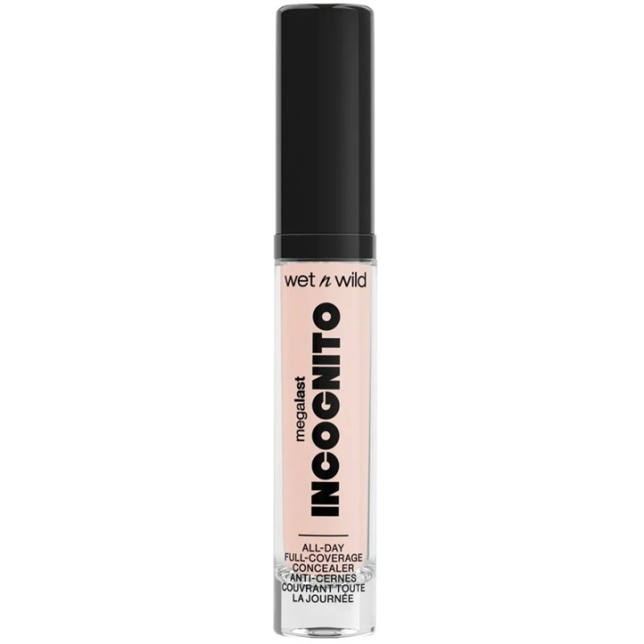 Wet n Wild MegaLast Incognito AllDay Full Coverage Concealer 5.5ml - Light Beige i gruppen HELSE OG SKJØNNHET / Makeup / Makeup ansikt / Concealer hos TP E-commerce Nordic AB (C92381)