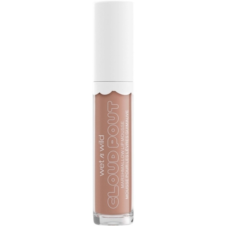 Wet n Wild Cloud Pout Marshmallow Lip Mousse 3ml - Fluffernutter i gruppen HELSE OG SKJØNNHET / Makeup / Lepper / Lipgloss / Plumper hos TP E-commerce Nordic AB (C92392)