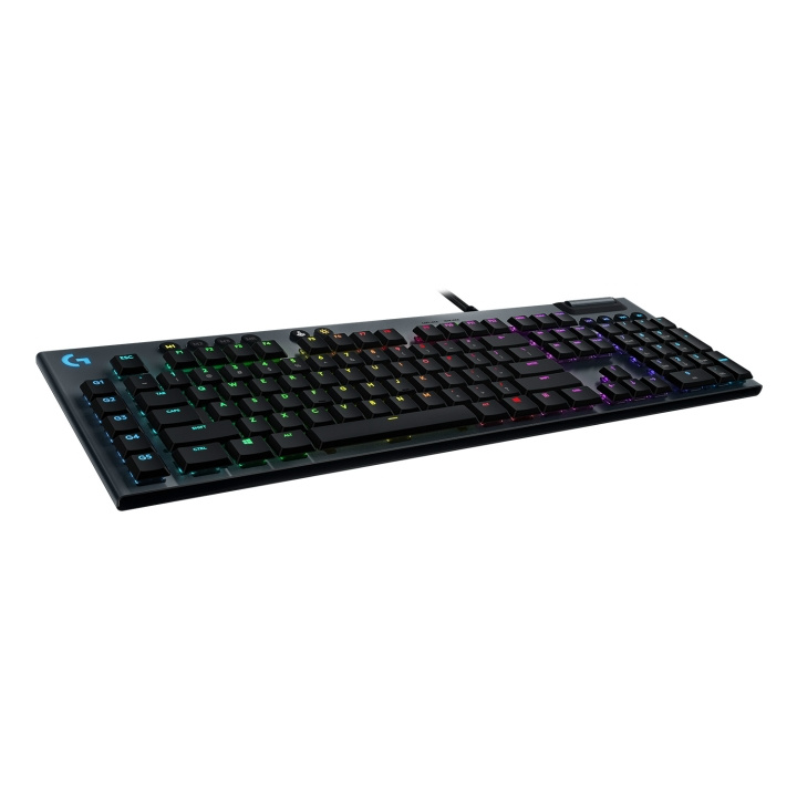 Logitech G815 LIGHTSYNC RGB mekanisk spilltastatur - GL Tactile - CARBON - PAN - NORDIC i gruppen Datautstyr / GAMING / Tastatur hos TP E-commerce Nordic AB (C92420)