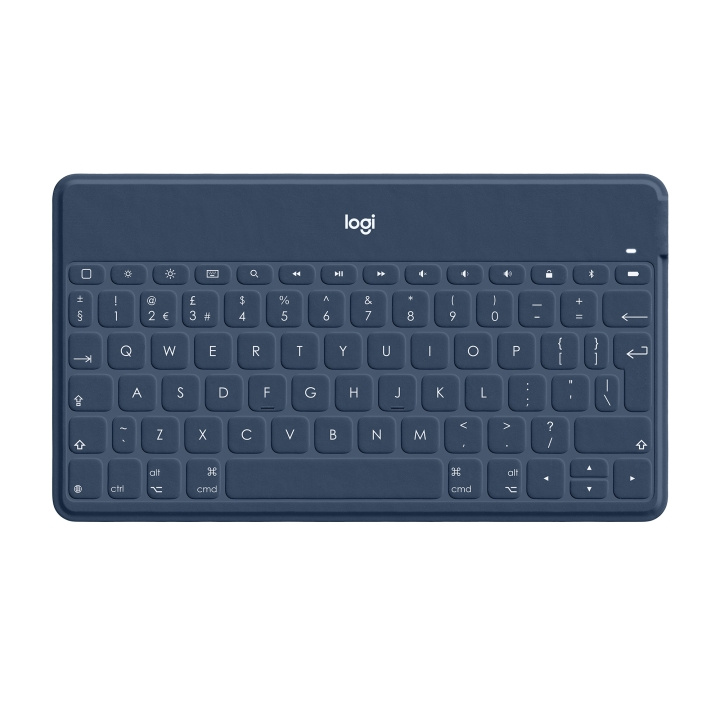 Logitech Keys-To-Go - Blå (nordisk) i gruppen Datautstyr / Mus & Tastatur / Tastatur / Trådløs hos TP E-commerce Nordic AB (C92448)