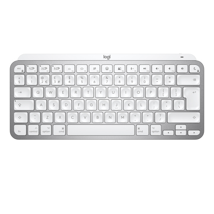 Logitech MX Keys Mini for Mac minimalistisk trådløst tastatur med belysning - nordisk layout i gruppen Datautstyr / Mus & Tastatur / Tastatur / Trådløs hos TP E-commerce Nordic AB (C92503)