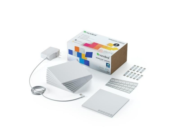 Nanoleaf Canvas Starter Kit - 9 paneler i gruppen HJEM, HUS OG HAGE / Smarthus / Smarthussystemer hos TP E-commerce Nordic AB (C92549)