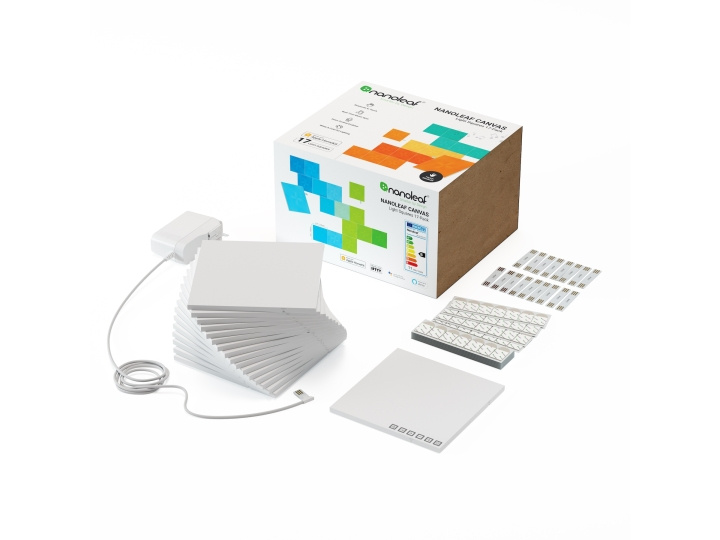 Nanoleaf Startsett for lerret - 17PK i gruppen HJEM, HUS OG HAGE / Smarthus / Smarthussystemer hos TP E-commerce Nordic AB (C92550)