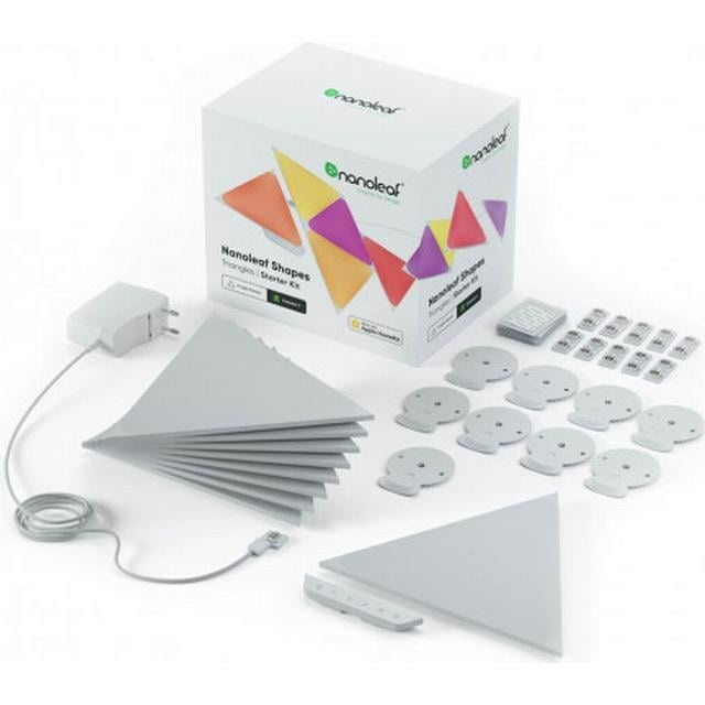 Nanoleaf Shapes - Triangles Starter Kit - 9 paneler i gruppen HJEM, HUS OG HAGE / Smarthus / Smarthussystemer hos TP E-commerce Nordic AB (C92555)