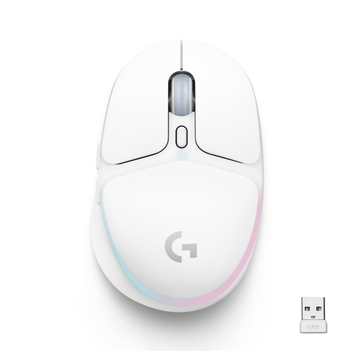 Logitech G705 - Trådløs spillmus - Off White i gruppen Datautstyr / GAMING / Mus hos TP E-commerce Nordic AB (C92589)