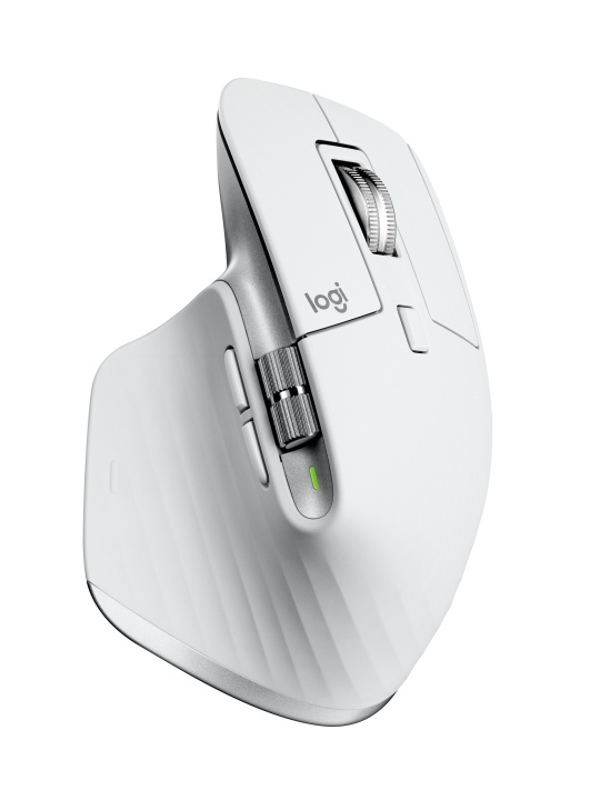 Logitech MX Master 3S for Mac Performance trådløs mus - PALE GREY i gruppen Datautstyr / Mus & Tastatur / Mus / Trådløs hos TP E-commerce Nordic AB (C92652)