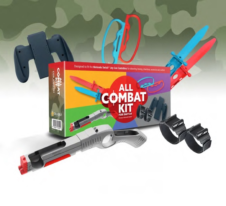 Maxx Tech All Combat Kit for Switch i gruppen Elektronikk / TV-spill & tilbehør / Nintendo Switch / Tilbehør hos TP E-commerce Nordic AB (C92674)