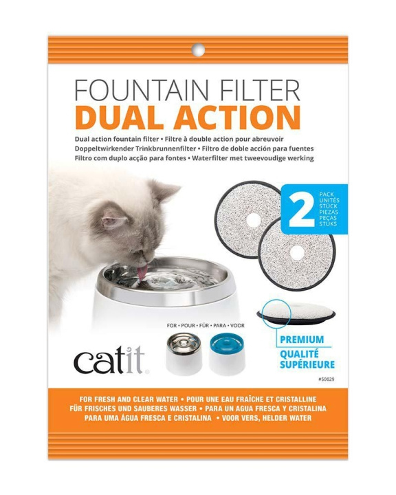 catit Kullfilter Premium 2 stk - (785.0354) i gruppen HJEM, HUS OG HAGE / Dyretilbehør / Katt hos TP E-commerce Nordic AB (C92737)