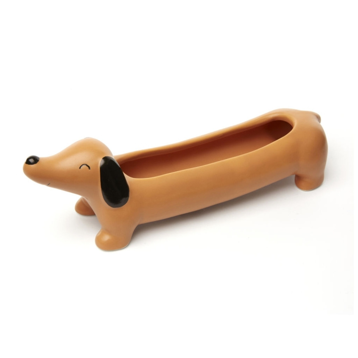 Kikkerland Daisy The Dachshund Planter (PL17) i gruppen SPORT, FRITID & HOBBY / Morsomme produkter / Morsomme produkter hos TP E-commerce Nordic AB (C92844)