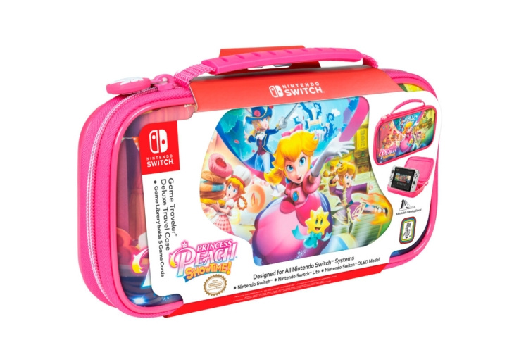 Nintendo Switch Deluxe reiseveske (Princess Peach ShowTime) i gruppen Elektronikk / TV-spill & tilbehør / Nintendo Switch / Tilbehør hos TP E-commerce Nordic AB (C93062)