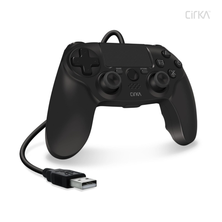 Hyperkin Nuforce kablet kontroller for PS4/PC/Mac (svart) i gruppen Elektronikk / TV-spill & tilbehør / Sony PlayStation 4 hos TP E-commerce Nordic AB (C93087)