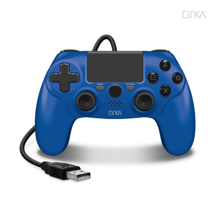 Hyperkin Nuforce kablet kontroller for PS4/ PC/Mac (blå) i gruppen Elektronikk / TV-spill & tilbehør / Sony PlayStation 4 hos TP E-commerce Nordic AB (C93089)