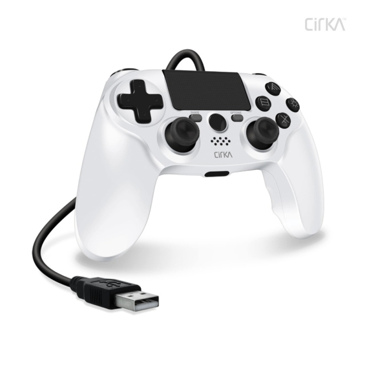 Hyperkin Nuforce kablet kontroller for PS4/PC/Mac (hvit) i gruppen Elektronikk / TV-spill & tilbehør / Sony PlayStation 4 hos TP E-commerce Nordic AB (C93090)