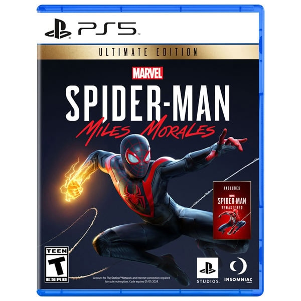 Sony Marvel Spider-man Miles Morales (Ultimate Edition) (Import) i gruppen Elektronikk / TV-spill & tilbehør / Sony PlayStation 5 / Spill hos TP E-commerce Nordic AB (C93171)