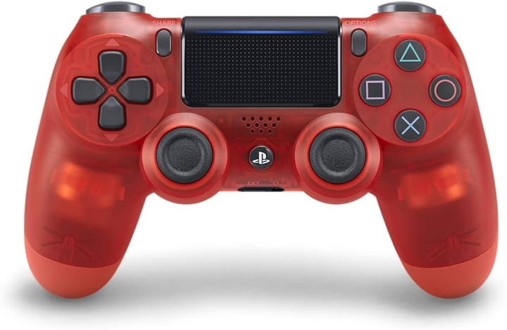 Sony Dualshock trådløs PS4-kontroller - Gjennomsiktig rød - OEM i gruppen Elektronikk / TV-spill & tilbehør / Sony PlayStation 4 hos TP E-commerce Nordic AB (C93175)