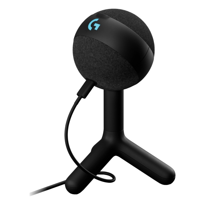 Logitech G - Yeti Orb RGB-spillmikrofon med LIGHTSYNC, svart i gruppen Datautstyr / Datamaskin Tilbehør / Mikrofoner hos TP E-commerce Nordic AB (C93272)