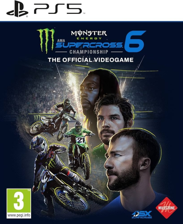 Milestone Monster Energy Supercross – The Official Videogame 6 i gruppen Elektronikk / TV-spill & tilbehør / Sony PlayStation 5 / Spill hos TP E-commerce Nordic AB (C93278)