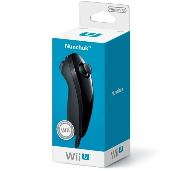 Nintendo Nunchuck svart (Nintendo) i gruppen Elektronikk / TV-spill & tilbehør / Nintendo Wii U hos TP E-commerce Nordic AB (C93286)