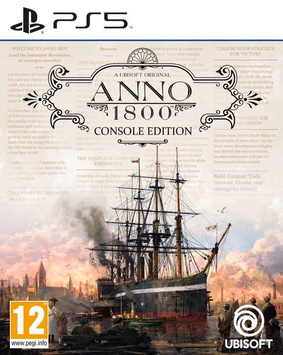 Ubisoft Anno 1800 i gruppen Elektronikk / TV-spill & tilbehør / Sony PlayStation 5 / Spill hos TP E-commerce Nordic AB (C93295)